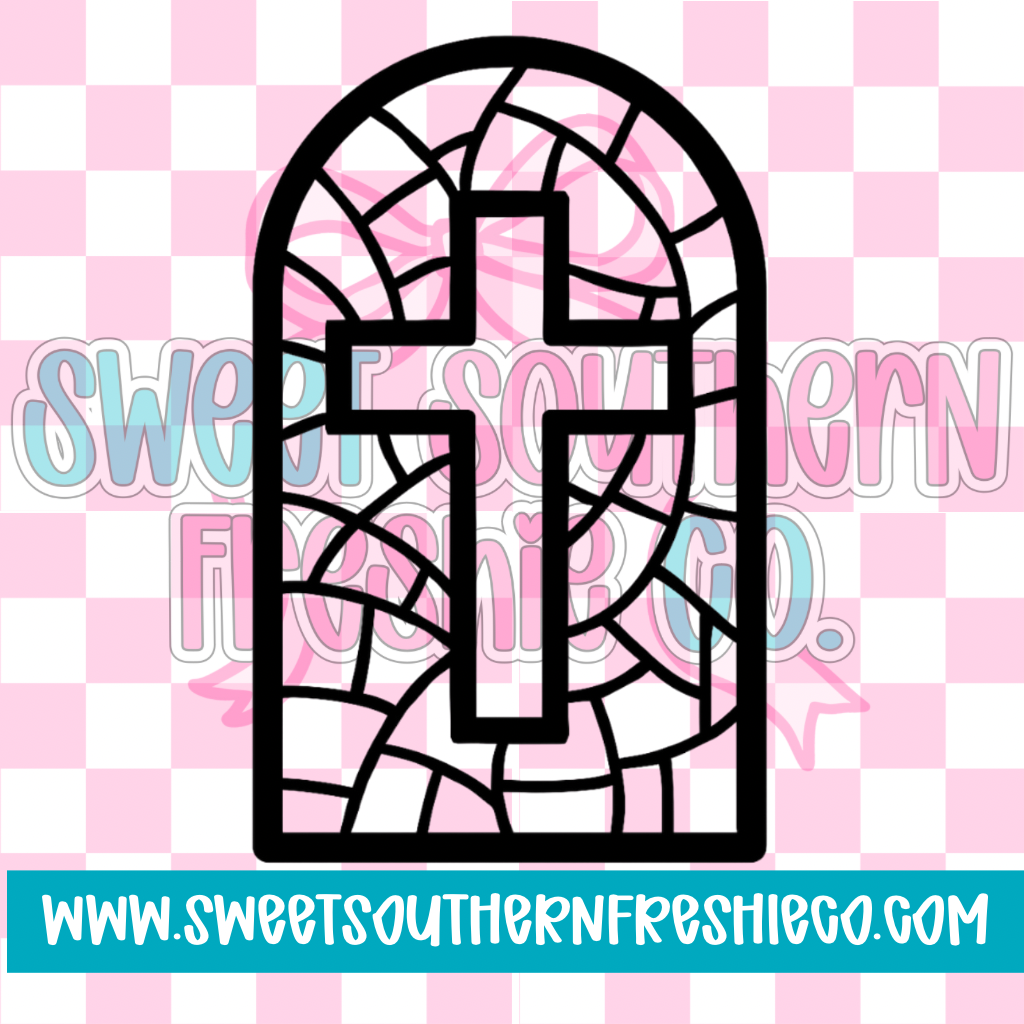 Stained Glass with cross