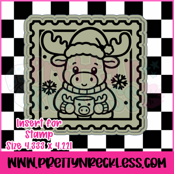 Christmas Moose Stamp| Insert