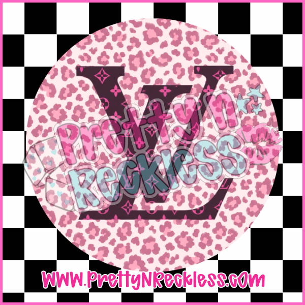 Round Cardstock| LV Cheetha