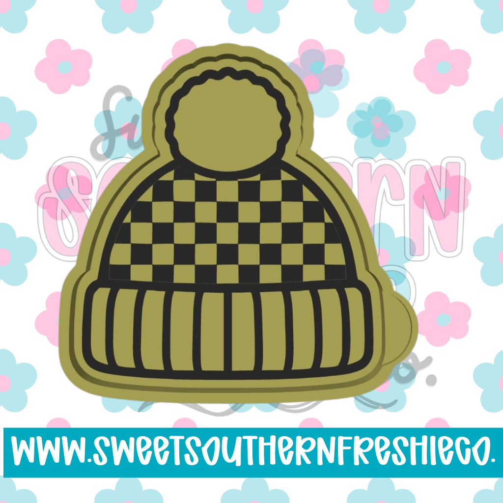 Checkered beanie