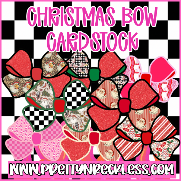 Plain Bow Christmas| Cardstock