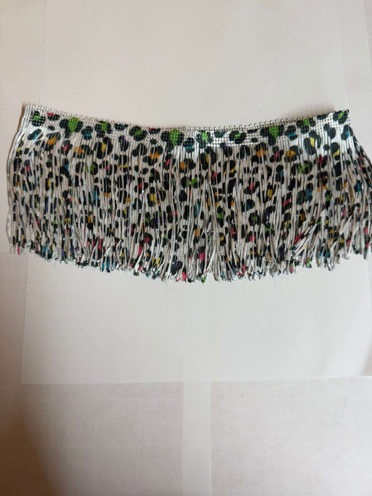 Rainbow Leopard Fringe