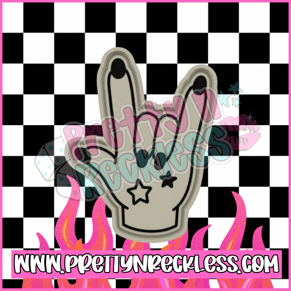 Rockstar Hand With Nails