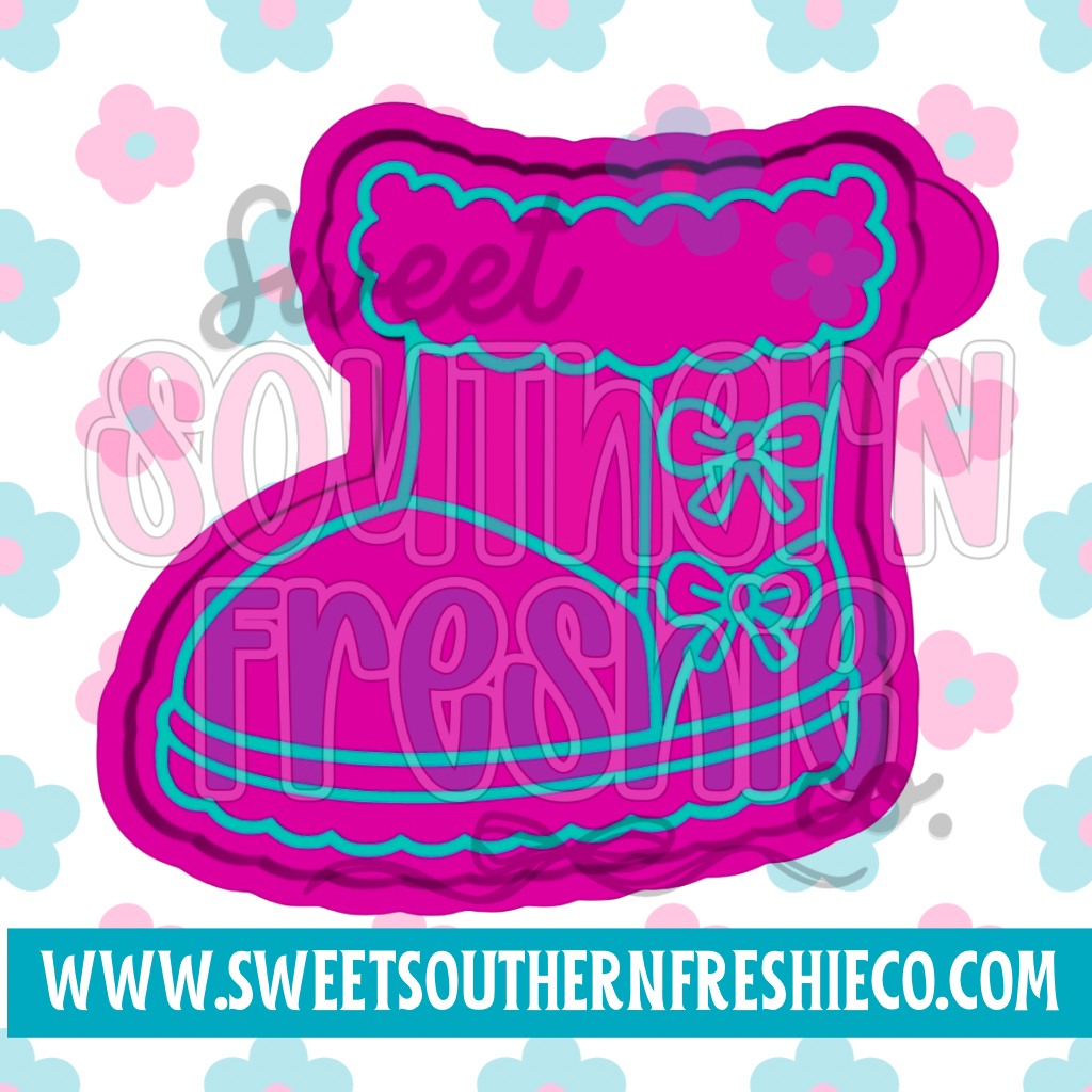 Boots with bows