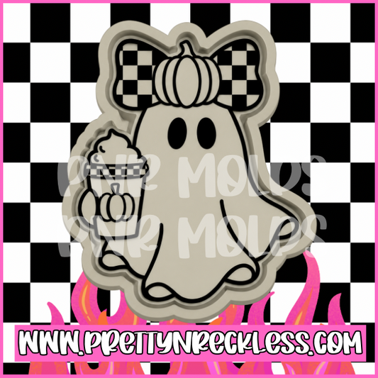 Checkered fall latte Ghost