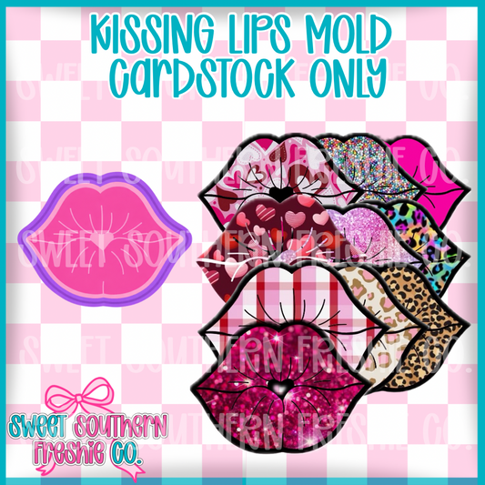 KISSING LIPS| Cardstock ONLY
