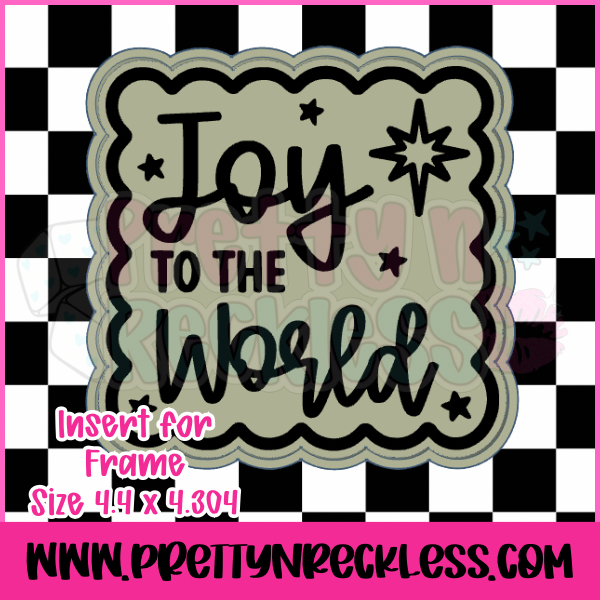 Joy to the world frame| Insert