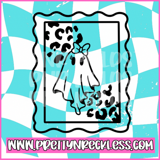 Cheetah Ghost Stamp