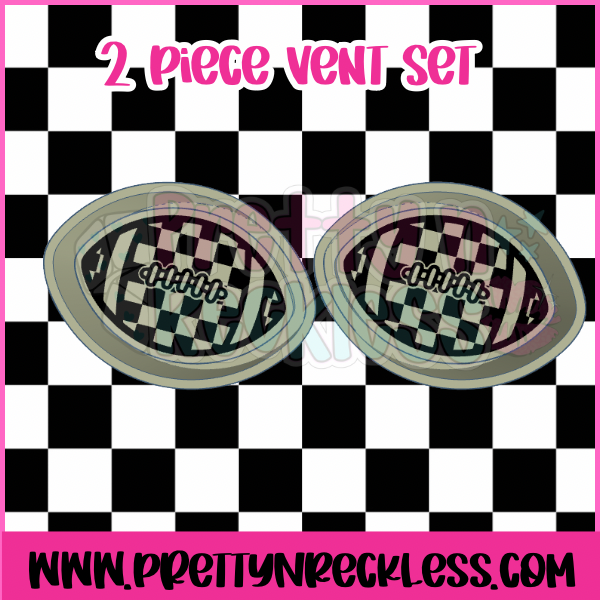 Checkered Football Vents