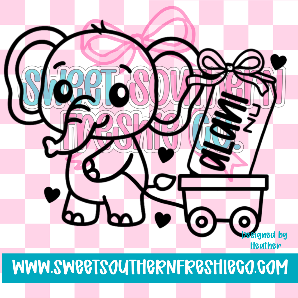 Elephant with Alani