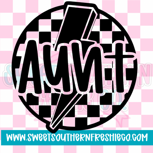 Aunt checkered
