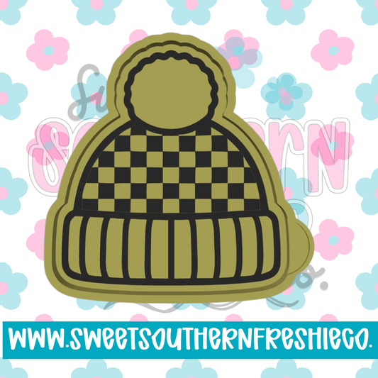 Checkered beanie