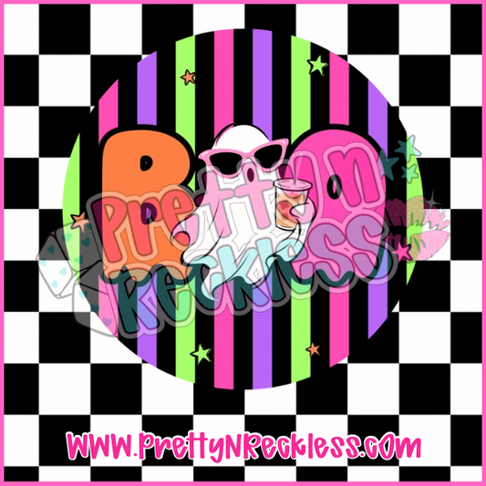 Round Cardstock|BOO Ghost