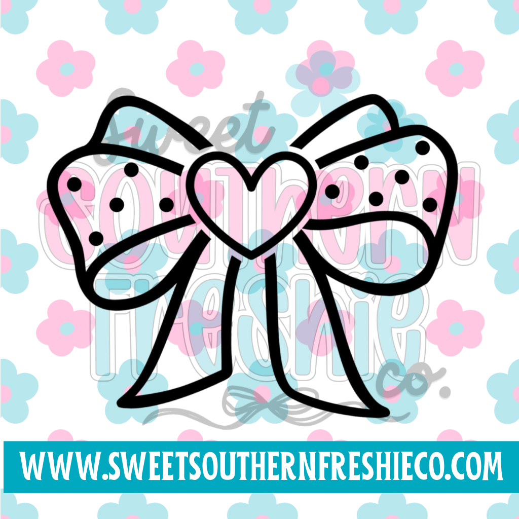 Heart and Dot Bow