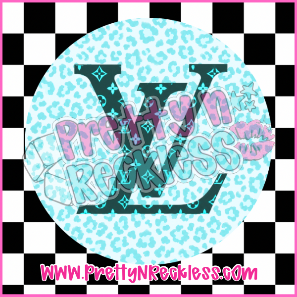 Round Cardstock| LV Cheetha