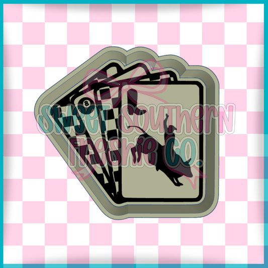 Checkered Cowboy Cards