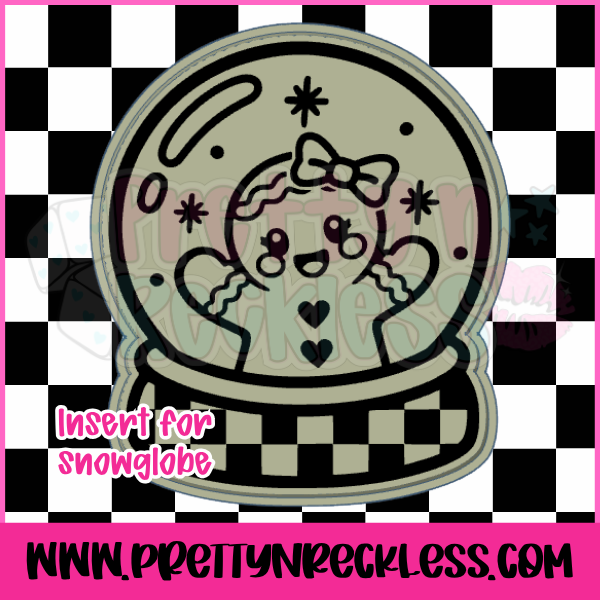 Gingerbread Snowglobe | Insert