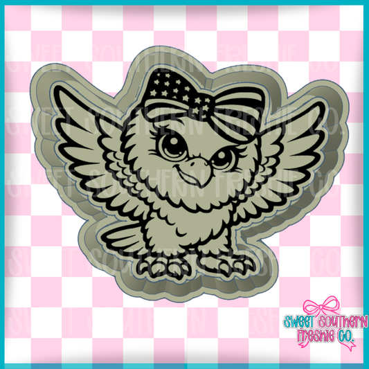 Girly patriotic eagle