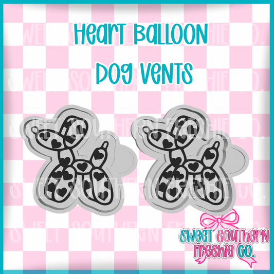 Heart Balloon Dog Vents